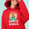 Red Hoodie with Text